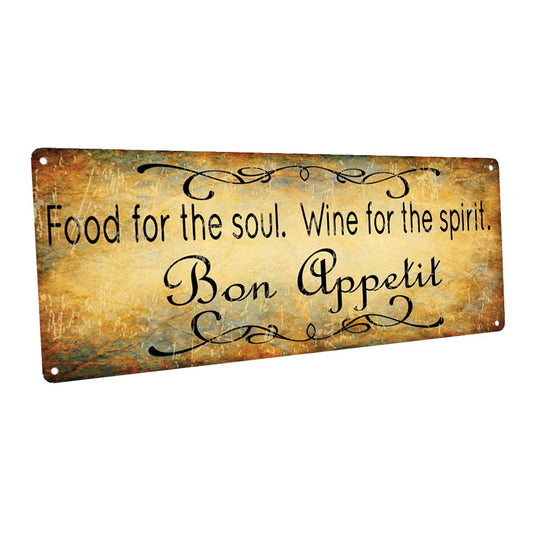 Bon Appetit Metal Sign