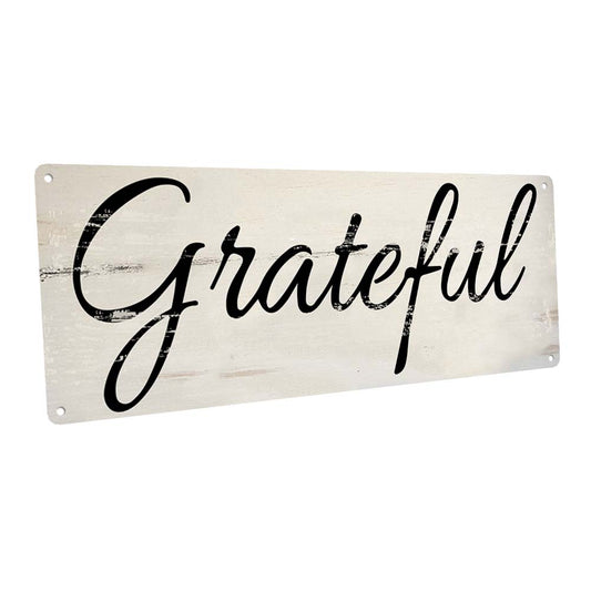 Grateful Metal Sign