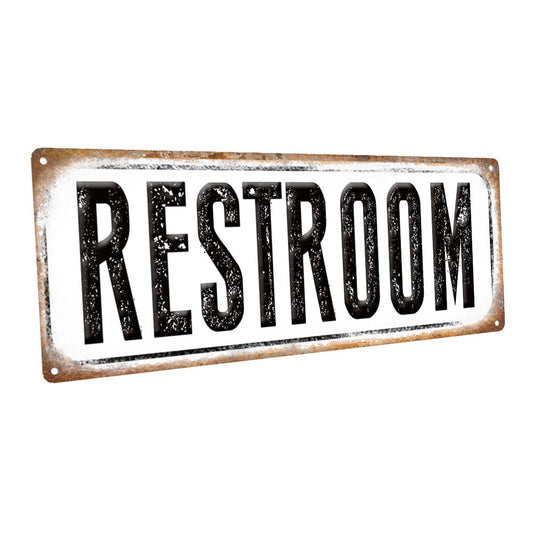 Restroom Metal Sign