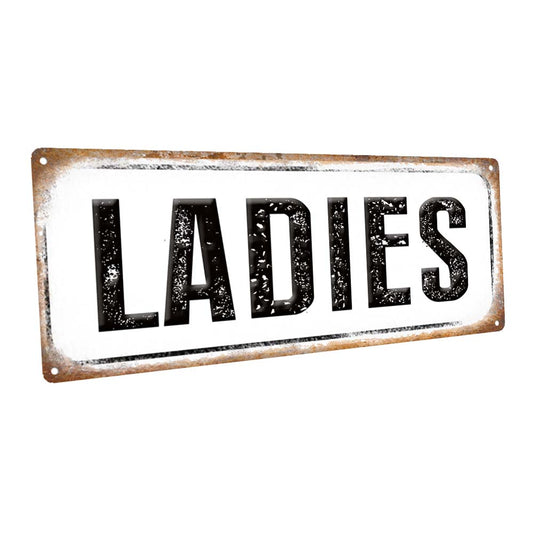 Ladies Metal Sign