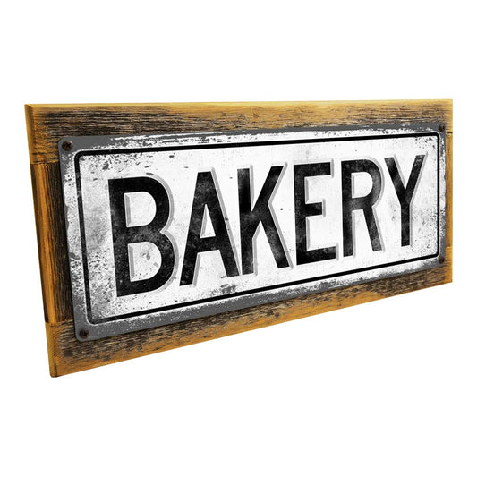 Framed Bakery Metal Sign