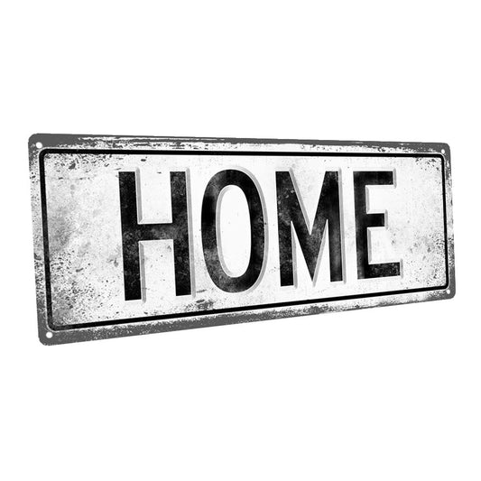 Home Metal Sign