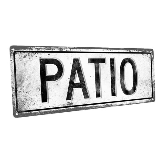 Patio Metal Sign