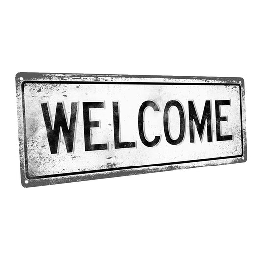 Welcome Metal Sign