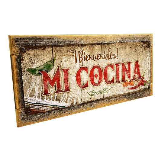 Framed Mi Cocina Metal Sign