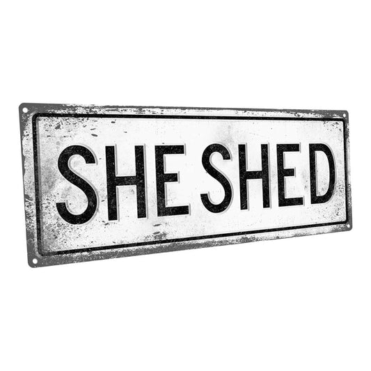 She Shed Metal Sign