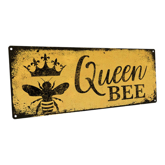 Queen Bee Metal Sign