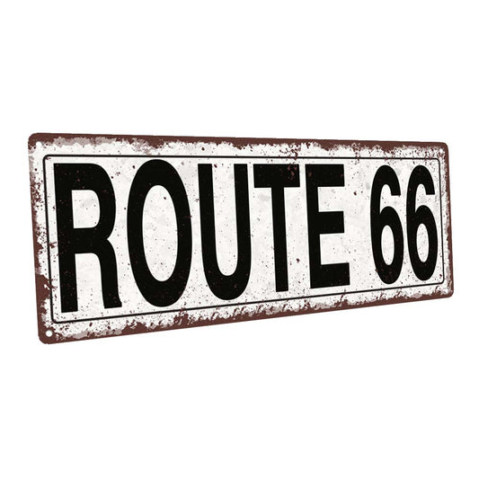 Route 66 Metal Sign