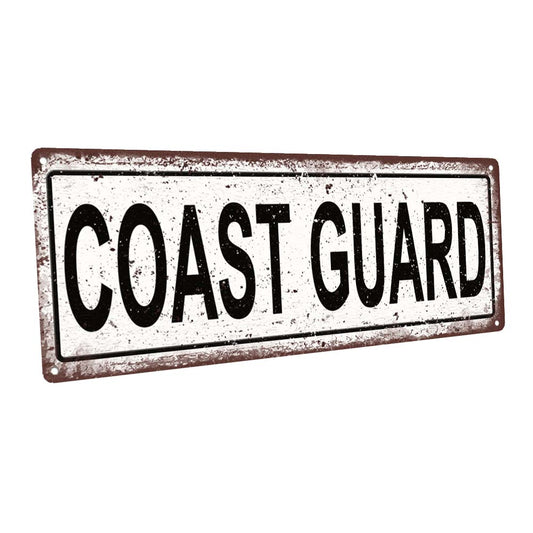 Coast Guard Metal Sign