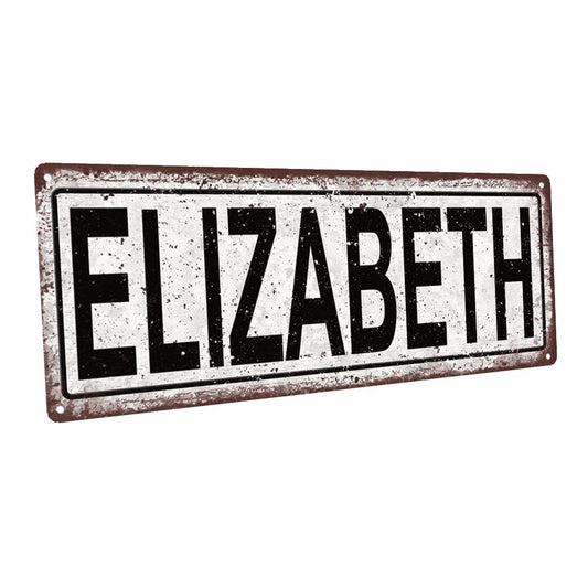 Elizabeth Metal Sign