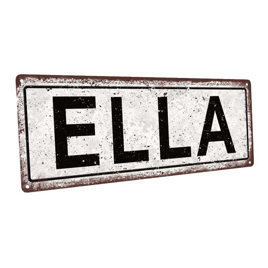 Ella Metal Sign