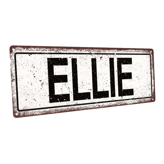 Ellie Metal Sign
