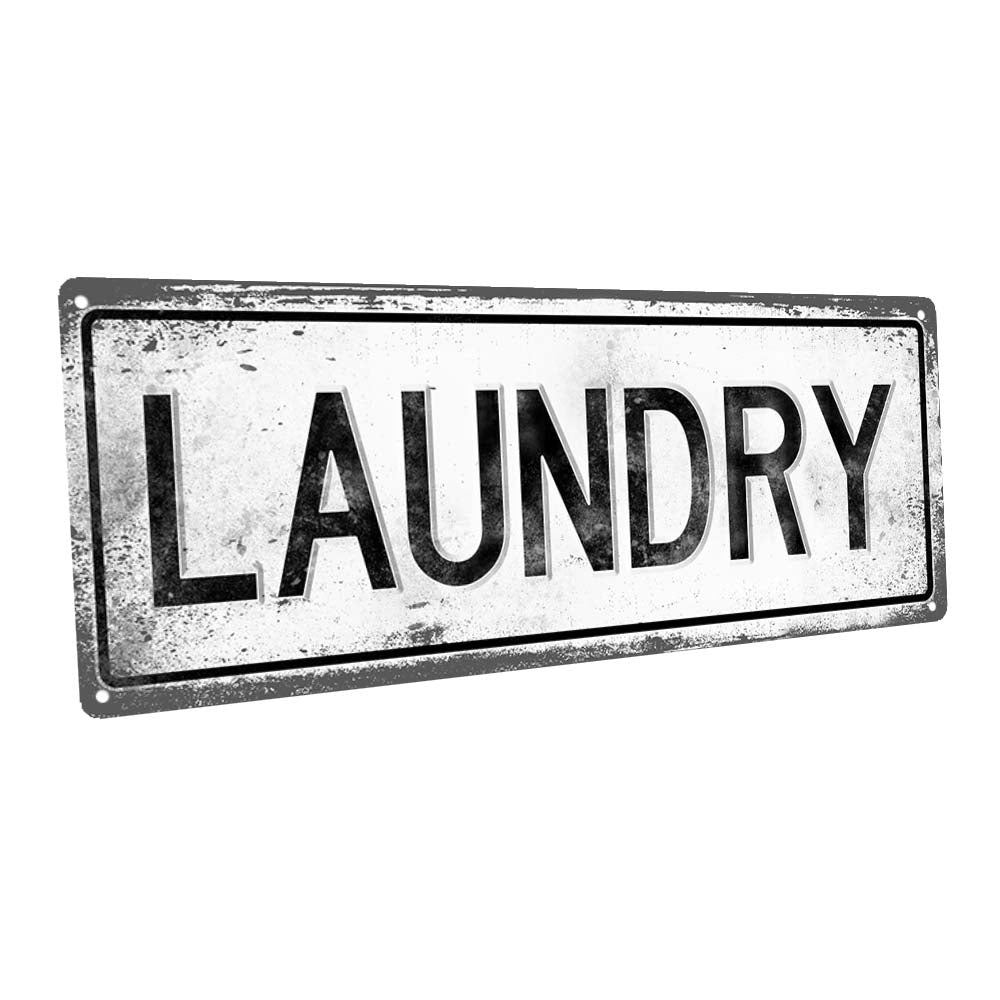 Laundry Metal Sign