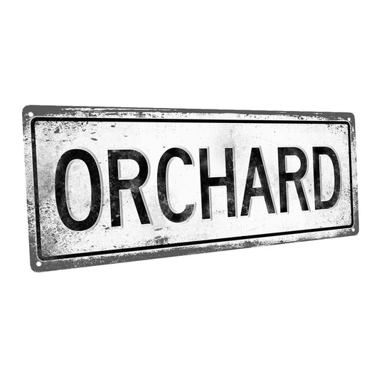 Orchard Metal Sign