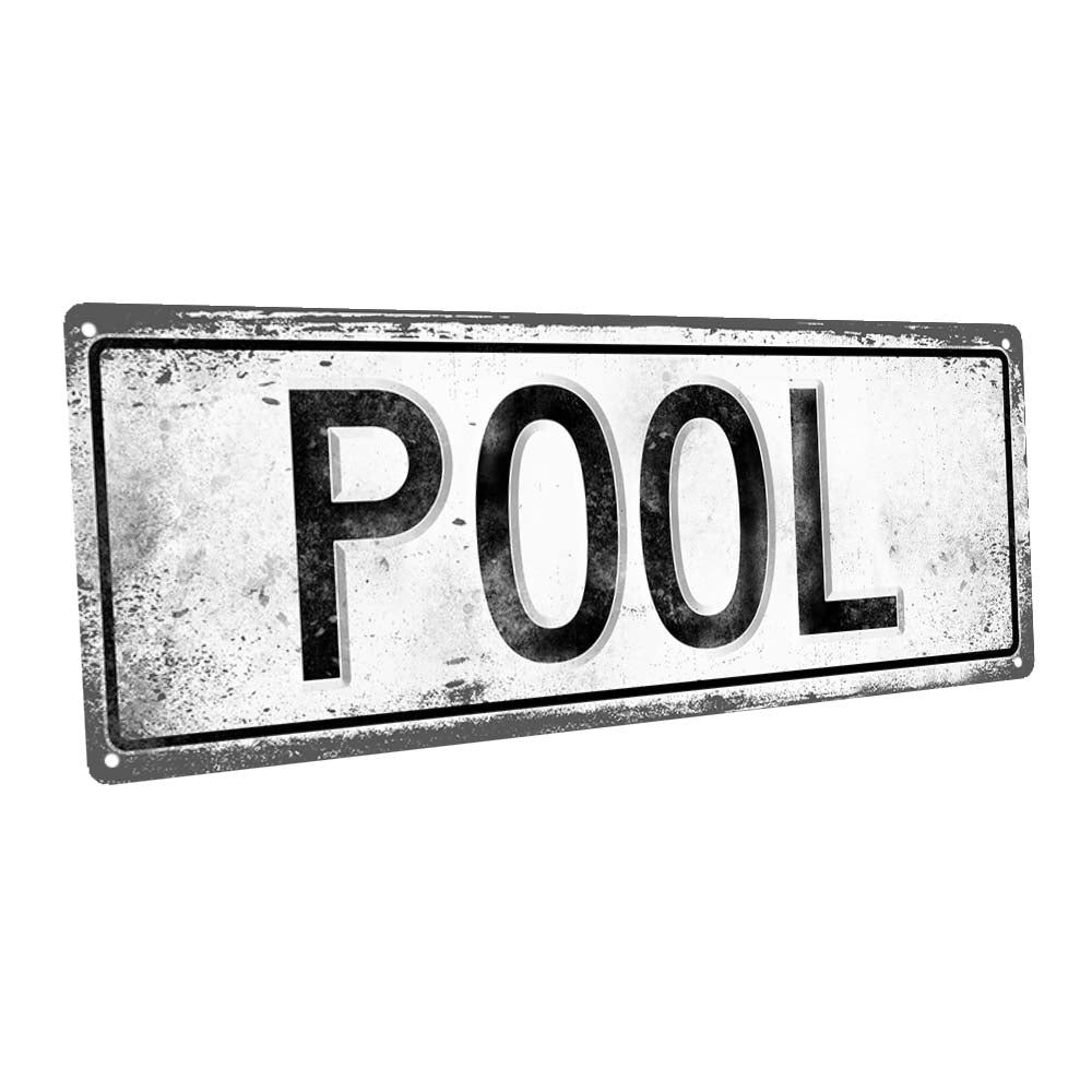 Pool Metal Sign