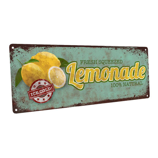 Fresh Squeezed Lemonade Metal Sign