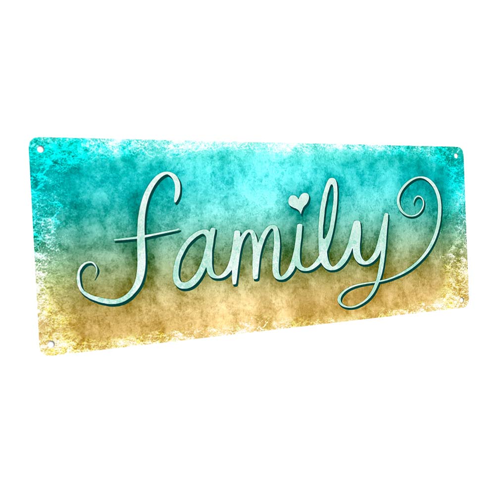 Family Metal Sign