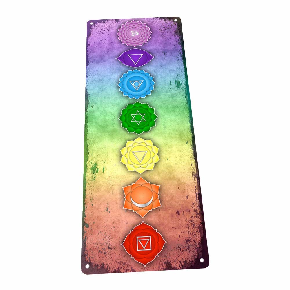 Chakras Metal Sign