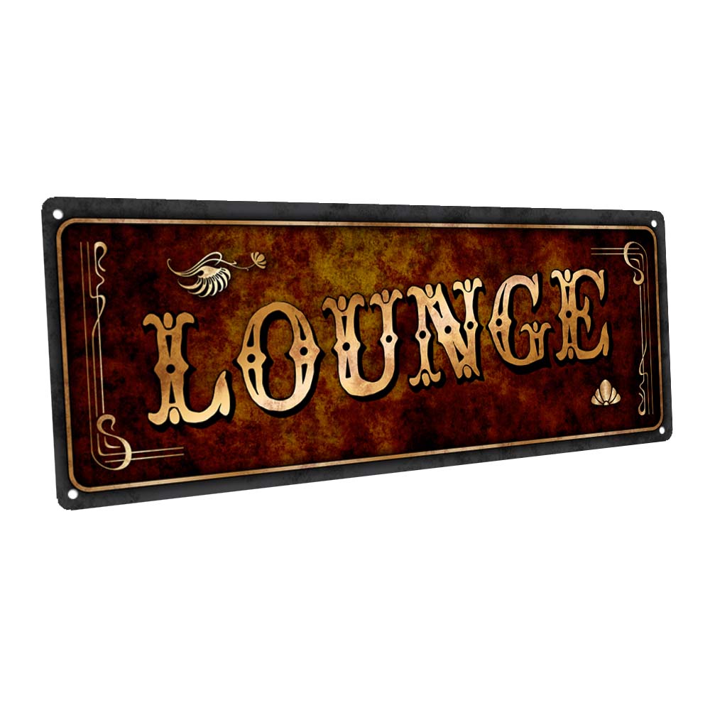 Lounge Metal Sign