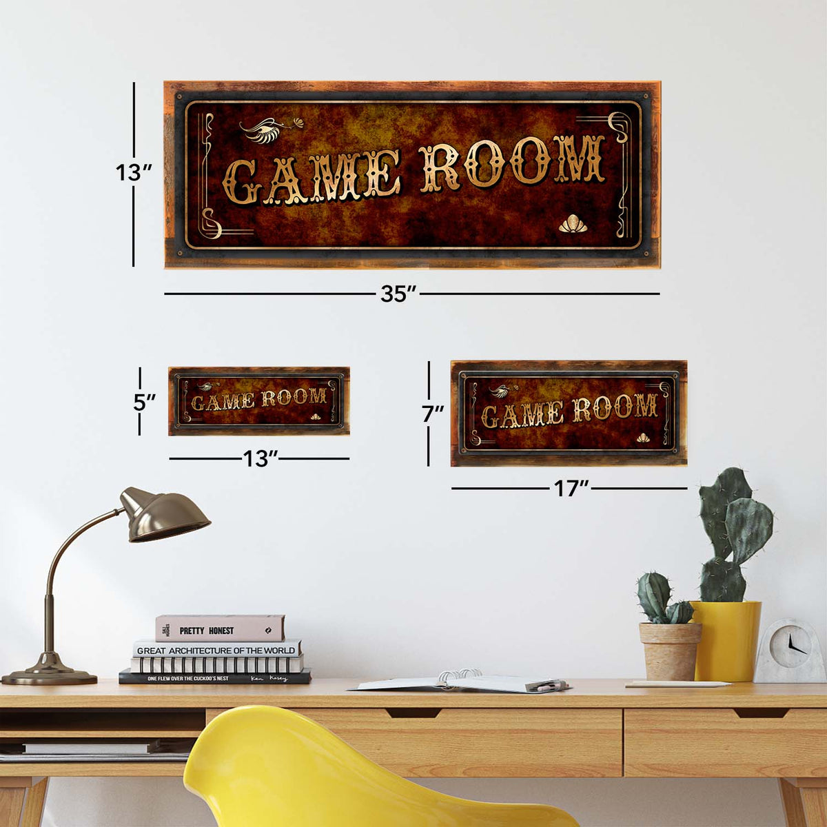 Game Rental Sign Game Room Metal Sign – Homebody Accents