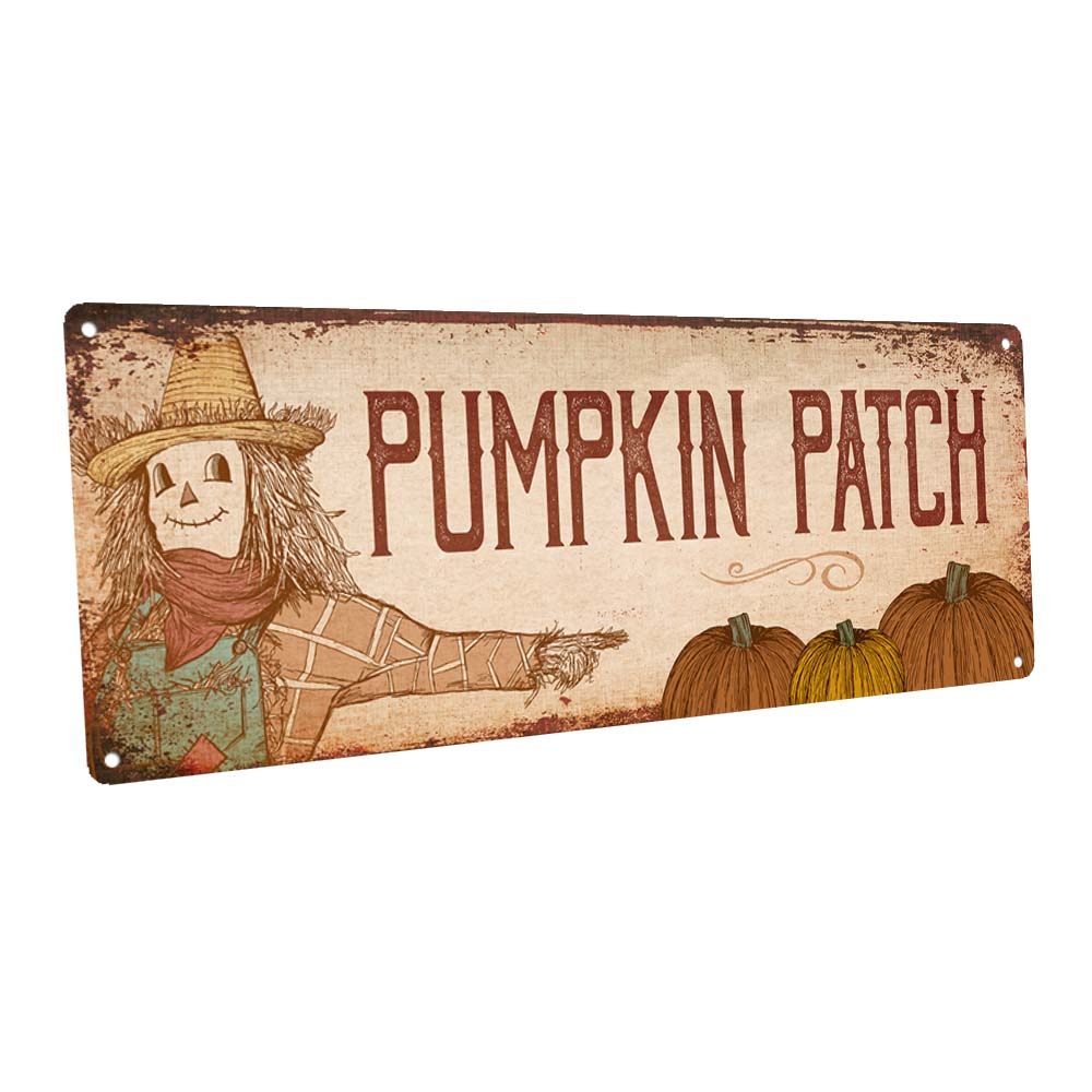 Pumpkin Patch Metal Sign
