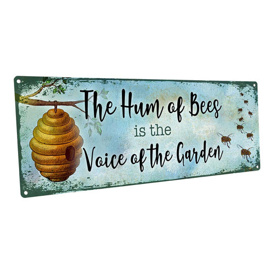 Hum Of The Bees Metal Sign