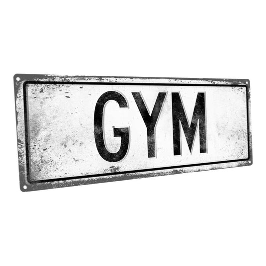 Gym Metal Sign