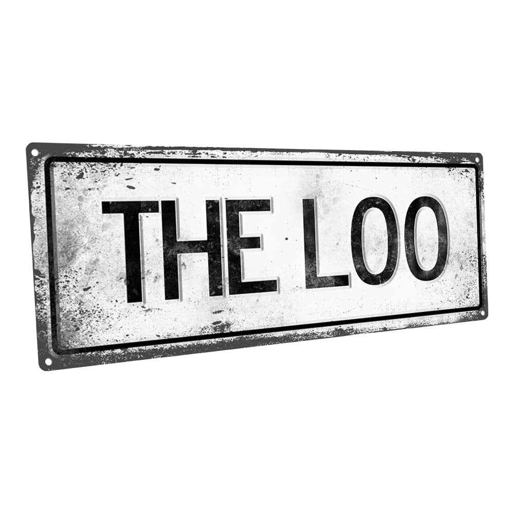 Retro The Loo Metal Sign