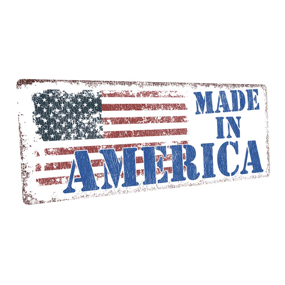 Made In America Metal Sign