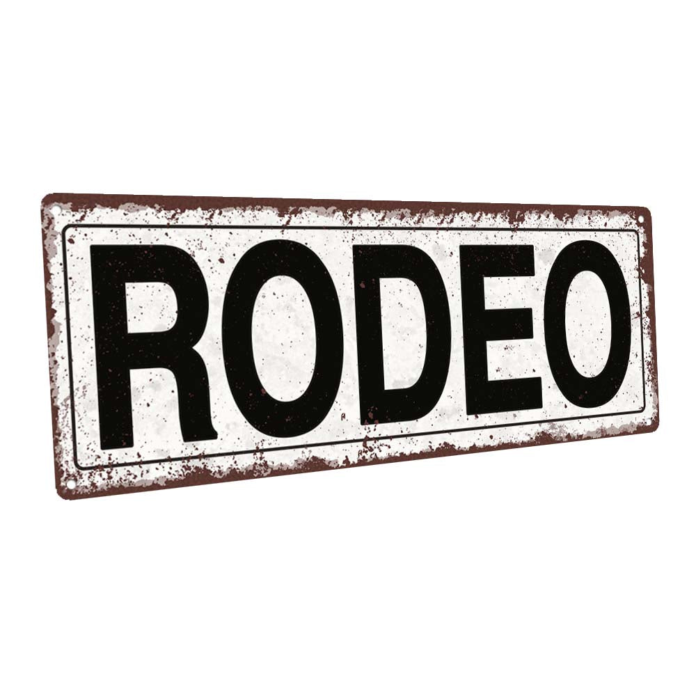 Rodeo Metal Sign