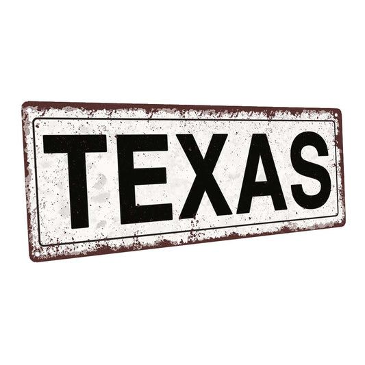 Texas Metal Sign