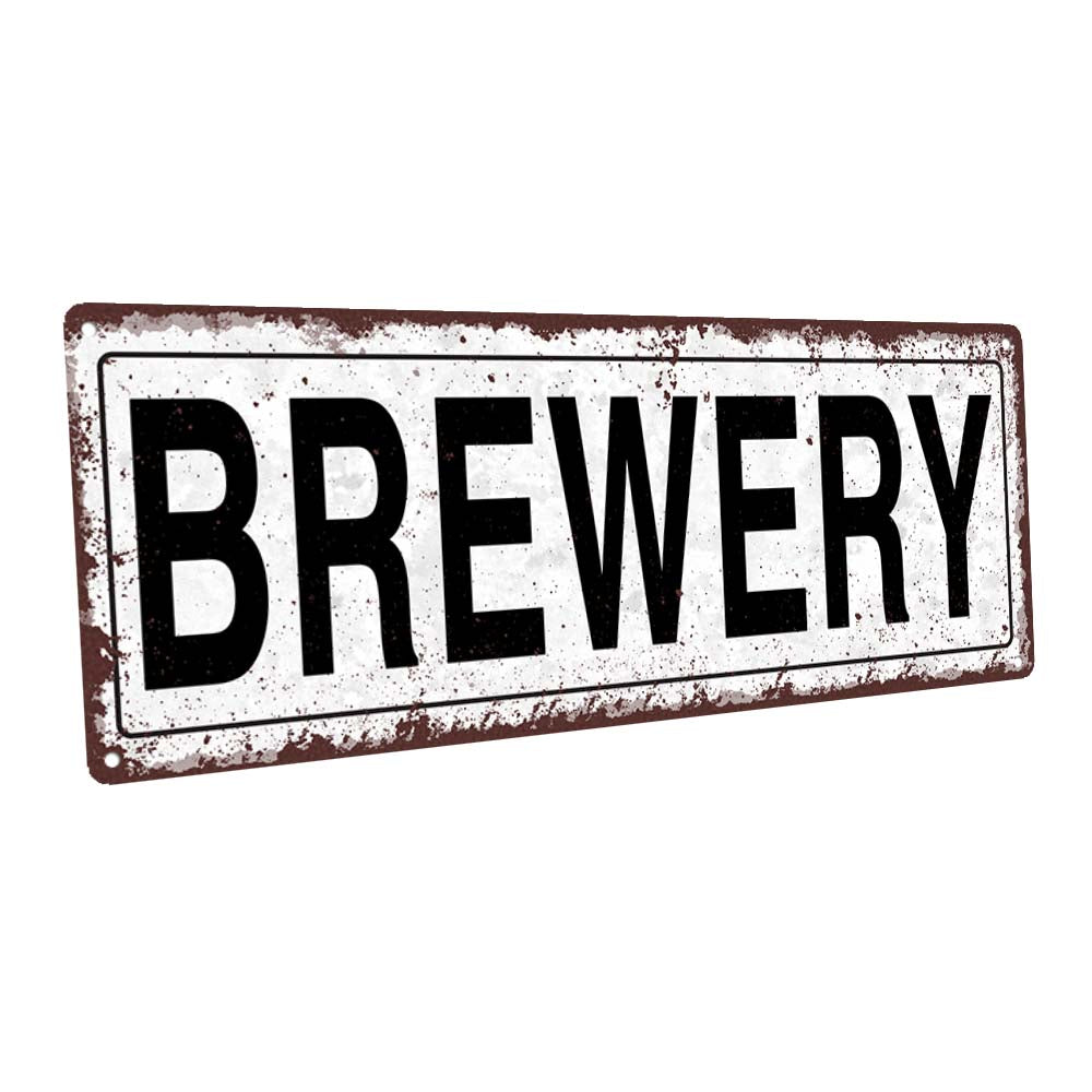Brewery Metal Sign