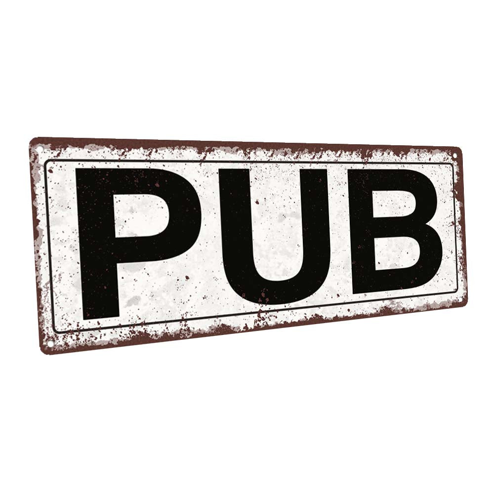 Pub Metal Sign