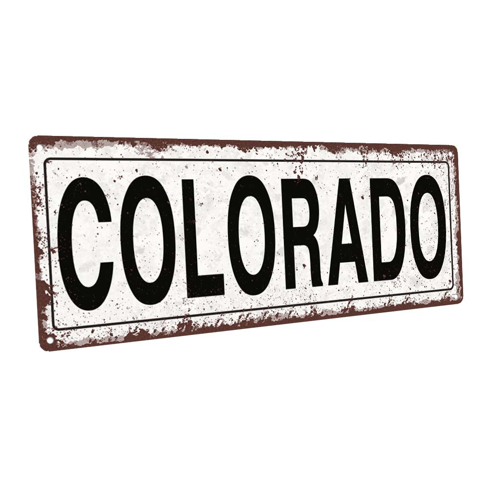 Colorado Metal Sign
