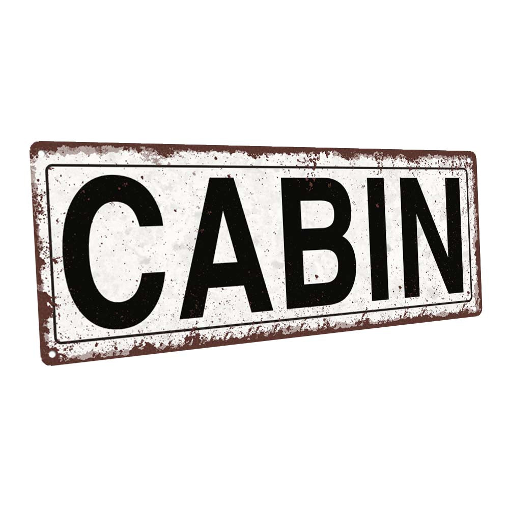 Cabin Metal Sign