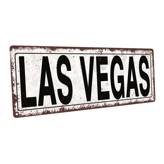 Las Vegas Metal Sign