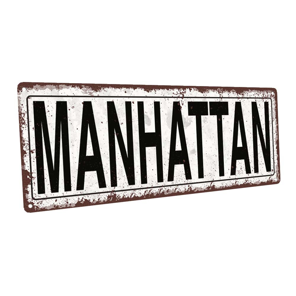 Manhattan Metal Sign