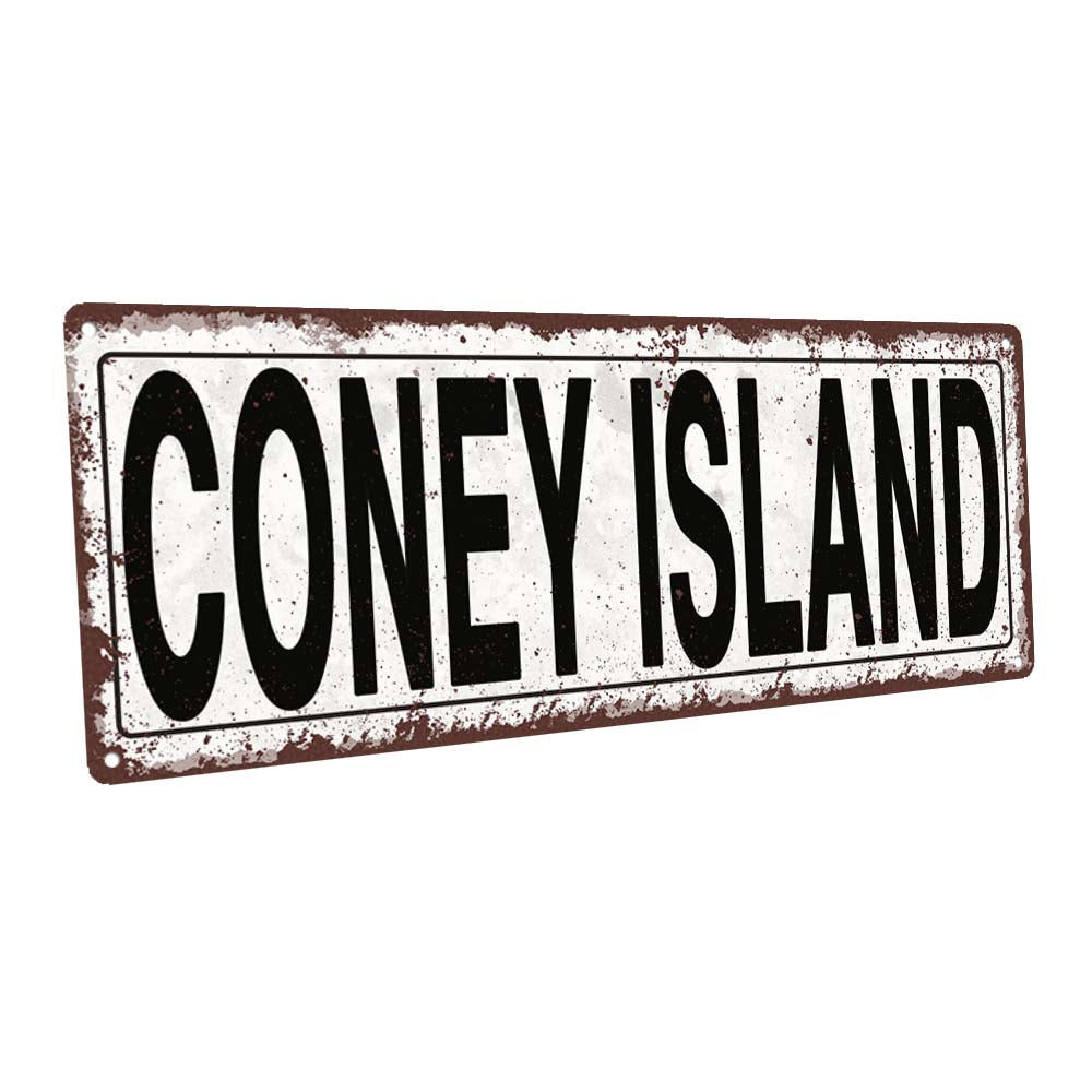 Coney Island Metal Sign