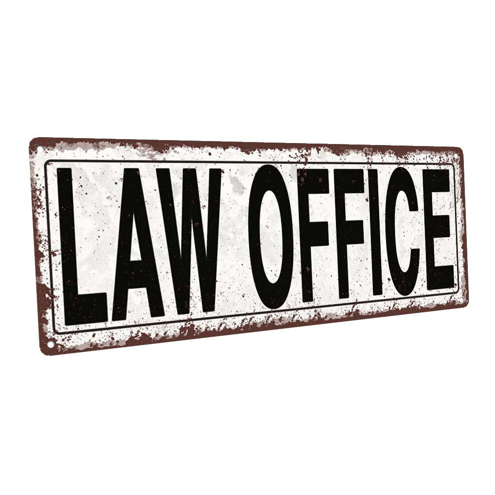 Law Office Metal Sign