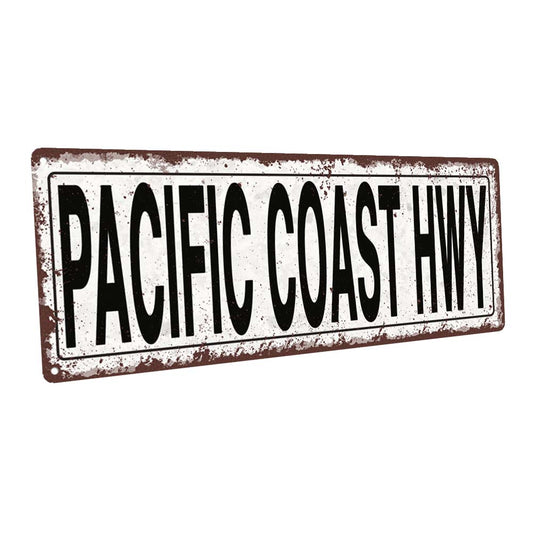 Pacific Coast Hwy. Metal Sign
