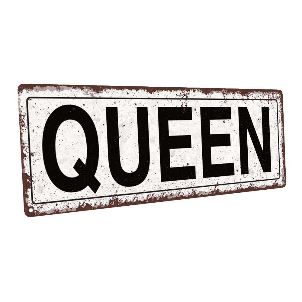 Queen Metal Sign