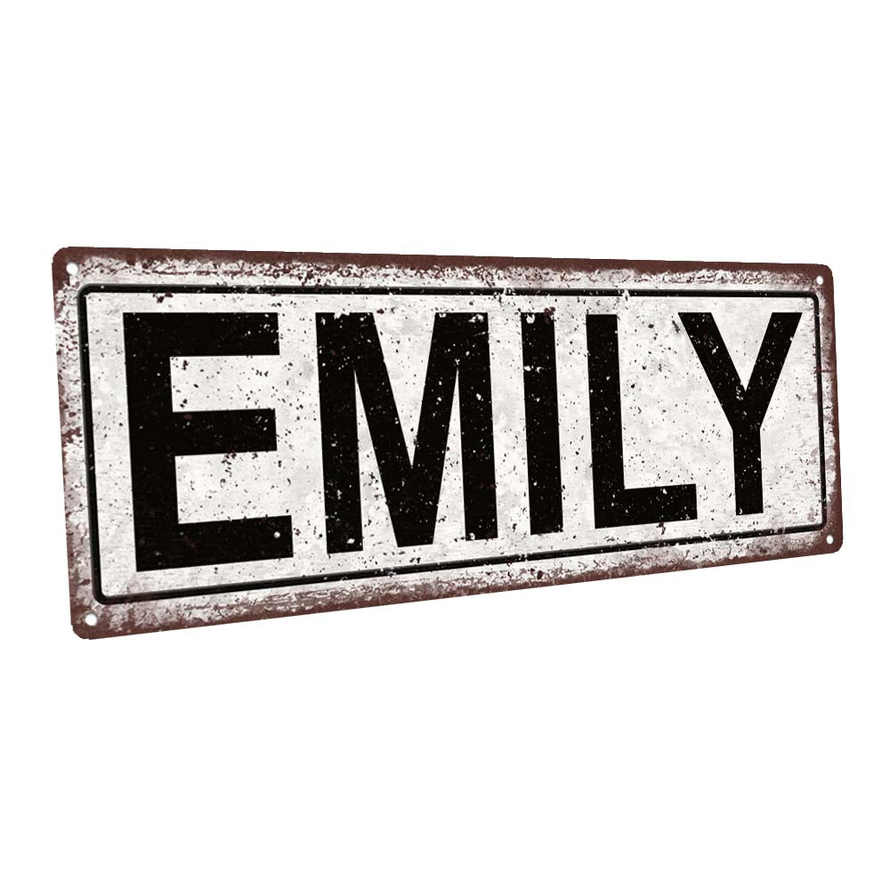 Emily Metal Sign