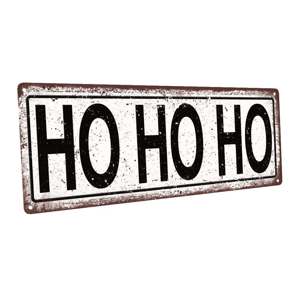 Ho Ho Ho Metal Sign