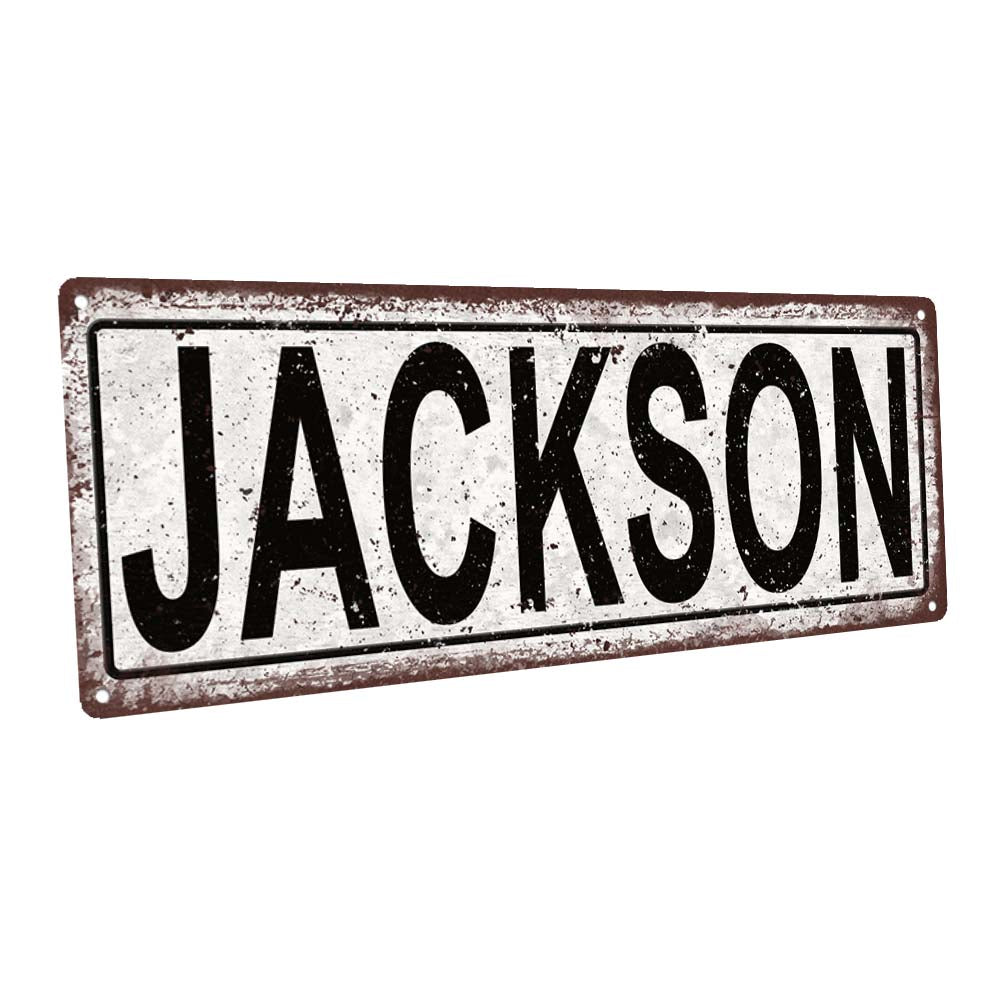 Jackson Metal Sign