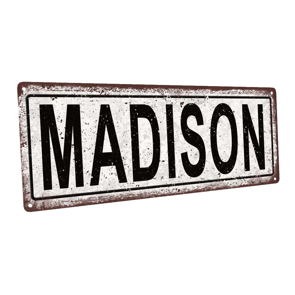 Madison Metal Sign