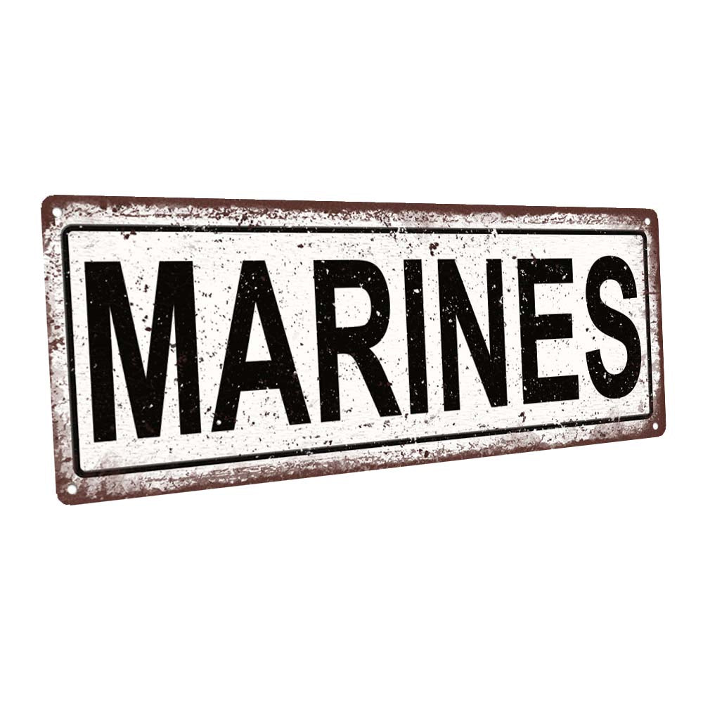Marines Metal Sign