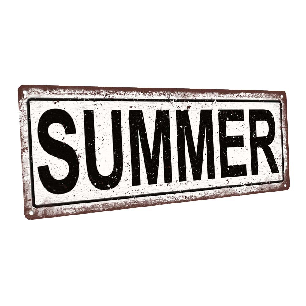 Summer Metal Sign