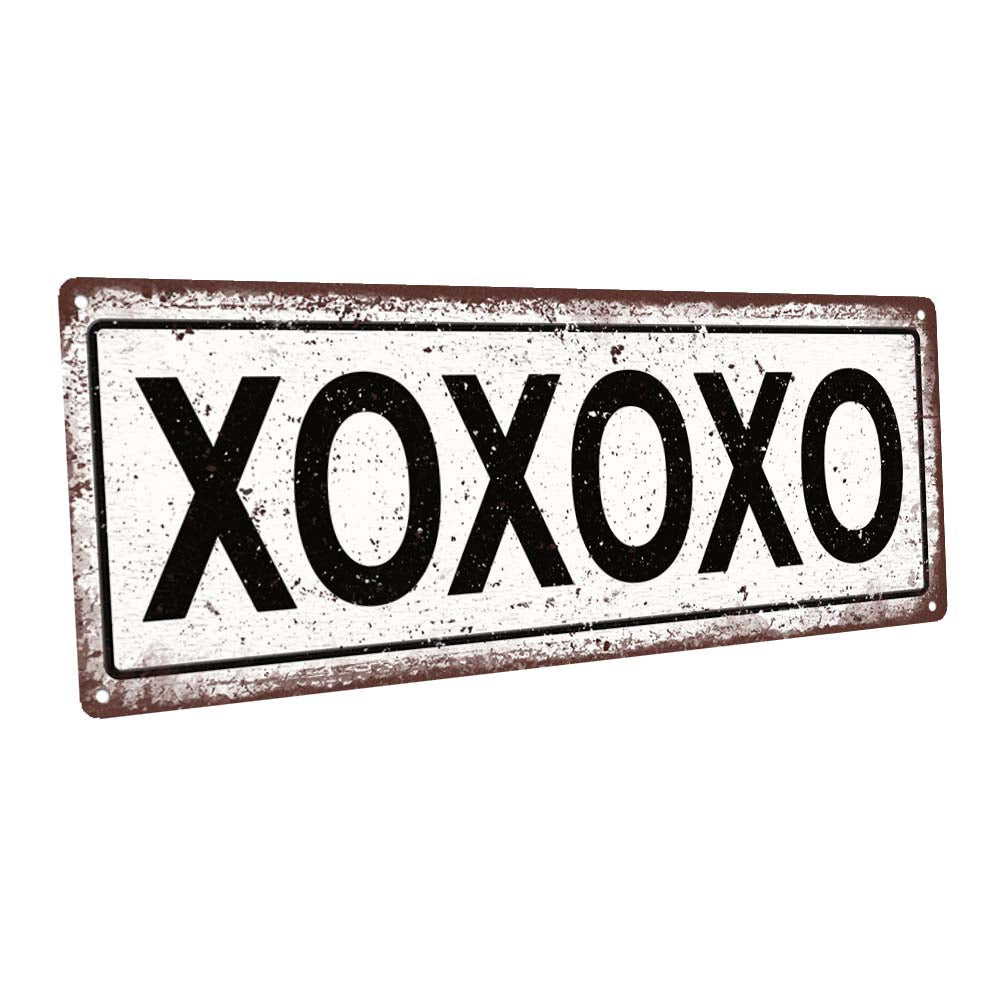 Xo Xo Xo Metal Sign