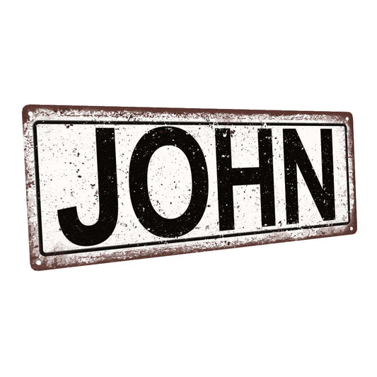 John Metal Sign