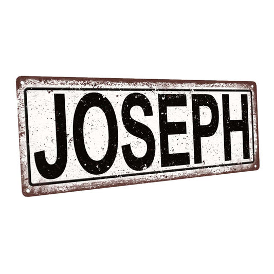 Joseph Metal Sign